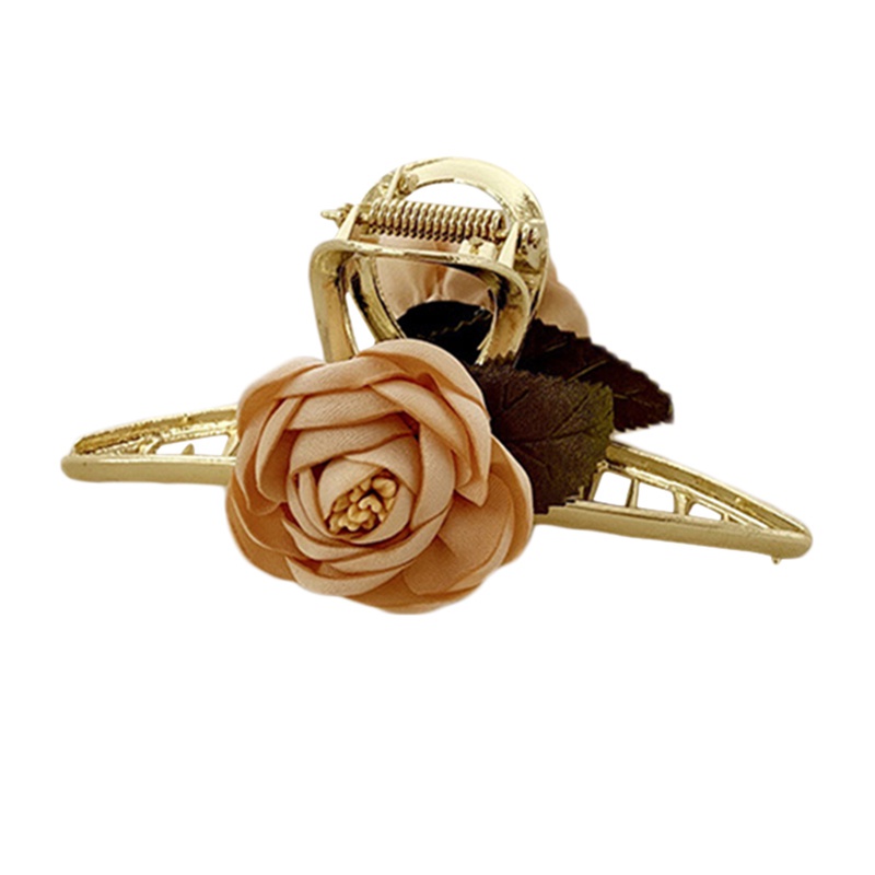 Kẹp Tóc Hình Hoa Hồng Thanh Lịch Thời Trang Kiểu Pháp Cho Nữ