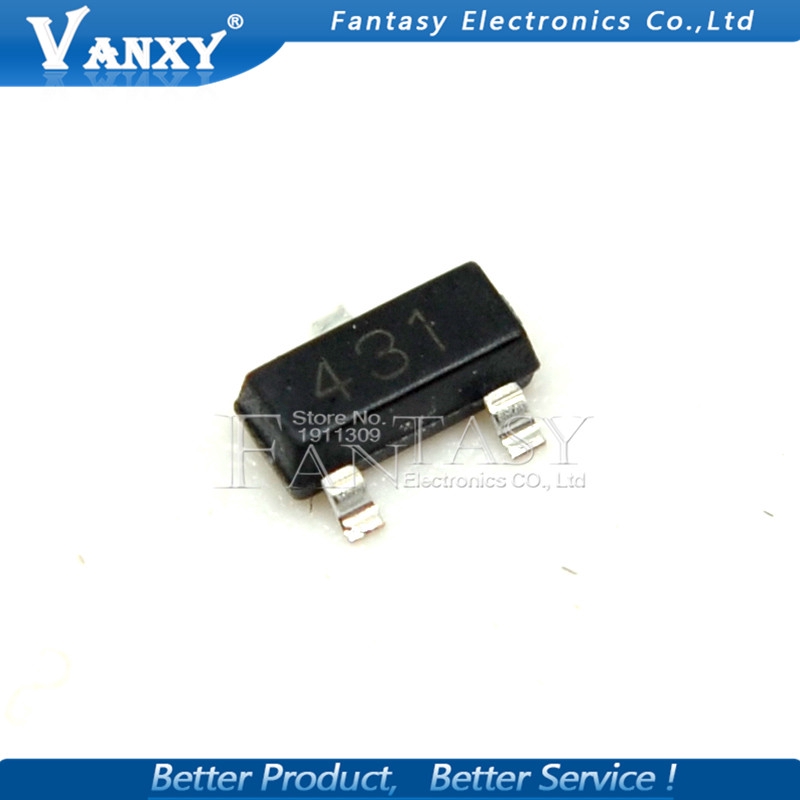 Set 50 IC điều chỉnh điện áp TL431 SOT TL431A SOT-23 431 SOT SMD | BigBuy360 - bigbuy360.vn