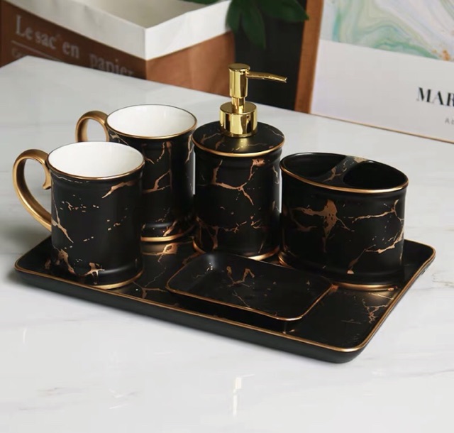 [Nhiều mẫu] Bộ nhà tắm sứ cao cấp kèm giá hoặc khay | BigBuy360 - bigbuy360.vn