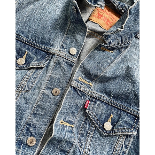 Áo khoác jean denim CHÍNH HÃNG Levi’s mua tại mỹ - Trucker Vintage Heritage size S