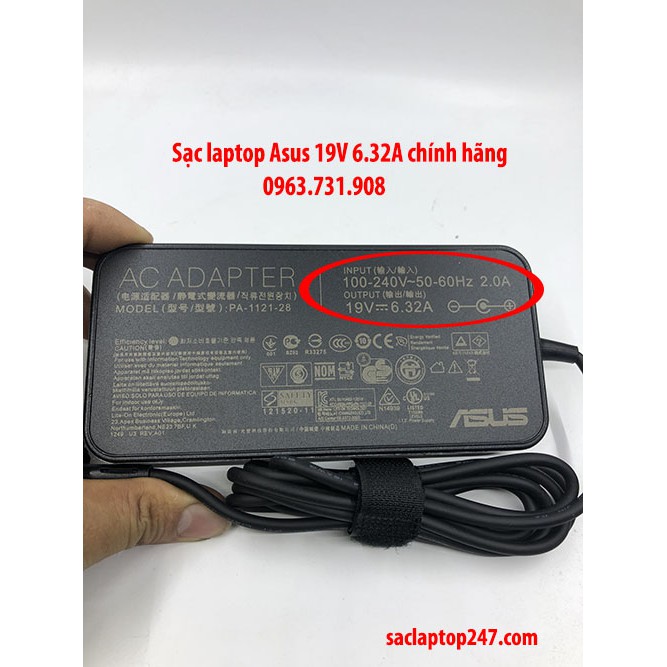 Sạc laptop Asus 19V 6.32A chính hãng