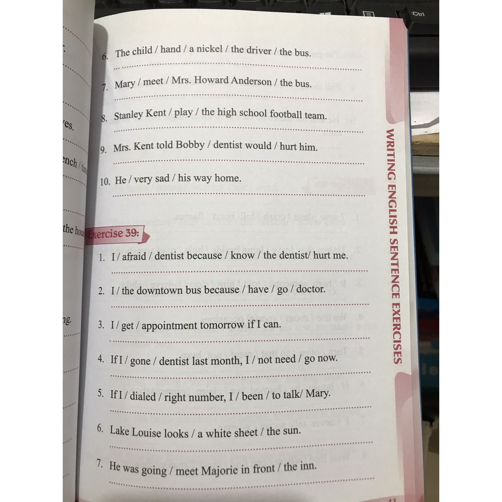 Sách - Bài tập đặt câu tiếng Anh - MCBooks