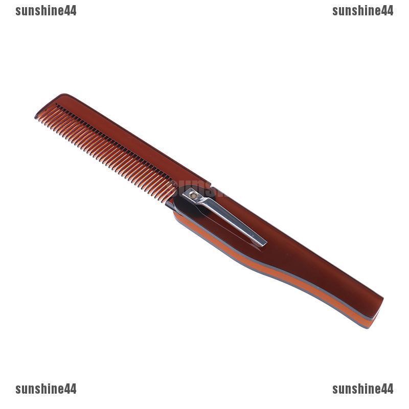 Sun44❤❤ Kẹp Tóc / Râu Gấp Gọn Bỏ Túi Tiện Dụng Cho Nam Nữ