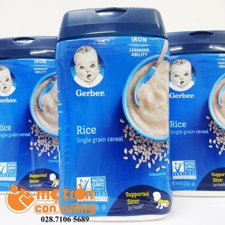[  SALE DATE 31/10/2024 ] Bột ăn dặm gerber vị gạo 227gr