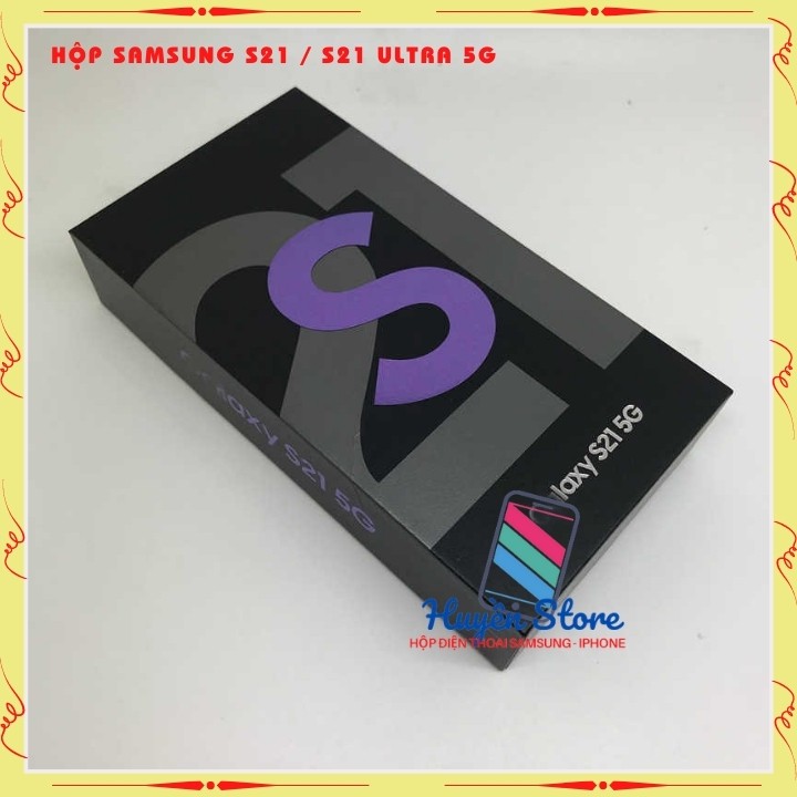 Vỏ hộp đựng máy samsung galaxy S21 5G và S21 Ultral 5g cho máy không box nâng thành Fullbox