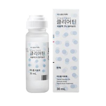 [Korea] Handok Trị mụn trứng cá Clearteen Topical Solution 2% 30ml (chính hãng)