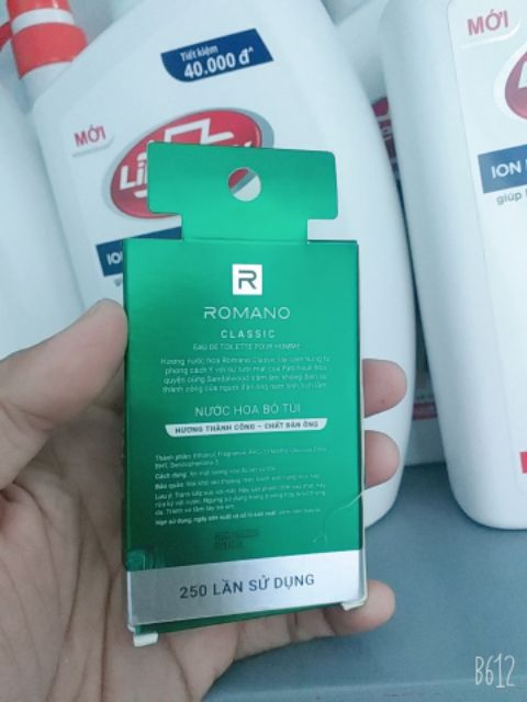 Romano - Nước hoa bỏ túi Classic 18ml HỘP XANH LÁ | BigBuy360 - bigbuy360.vn