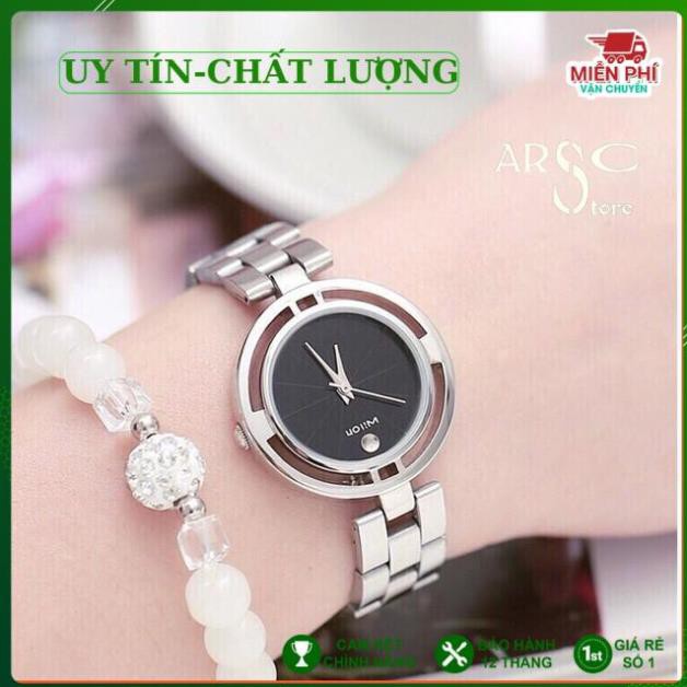 [HÀNG CAO CẤP] Đồng hồ nữ Wilon ms1013 dây kim loại nhỏ xinh 2size 28mm - 34mm