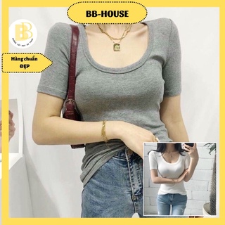 Áo croptop cổ vuông bozip hàng đẹp