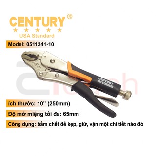 Kìm Bấm Chết Bọc Nhựa CENTURY 10" (250mm) - 0511241-10