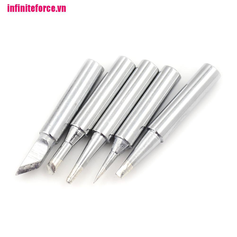 Bộ 5 Đầu Hàn Điện Bằng Đồng 936 Chất Lượng Cao