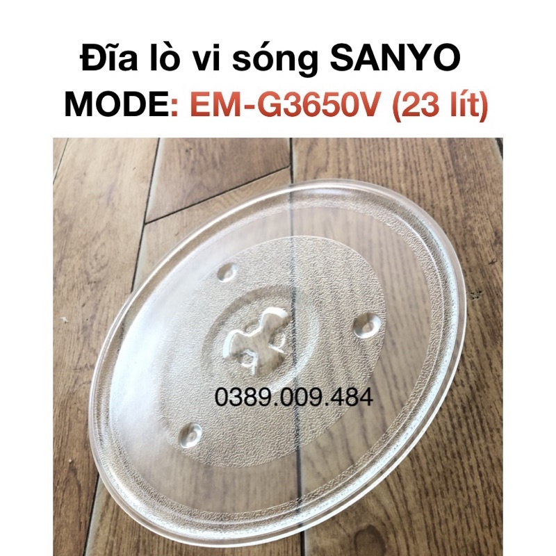 Đĩa lò vi sóng Sanyo EM-G3650V (23 lít)