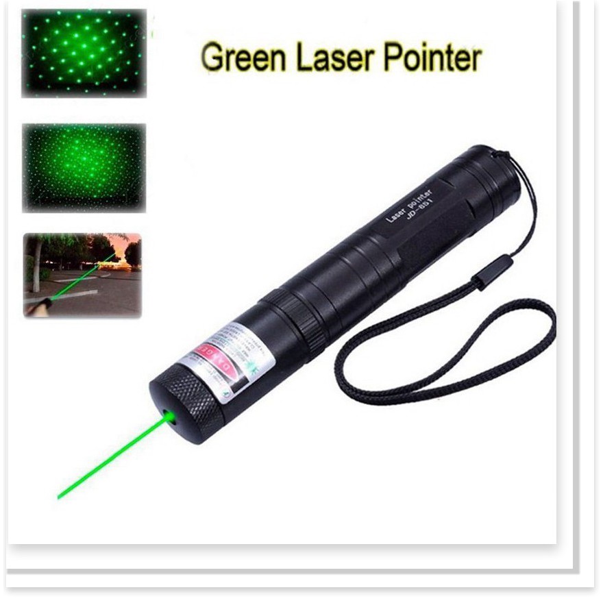 Đèn Pin Laser YL-303, Tia Xanh Lá, Cực Mạnh, Siêu Sáng