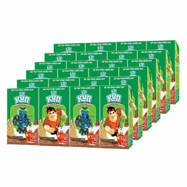 Com bo 6 vỉ 4 hộp ×110ml sữa kun sô cô la