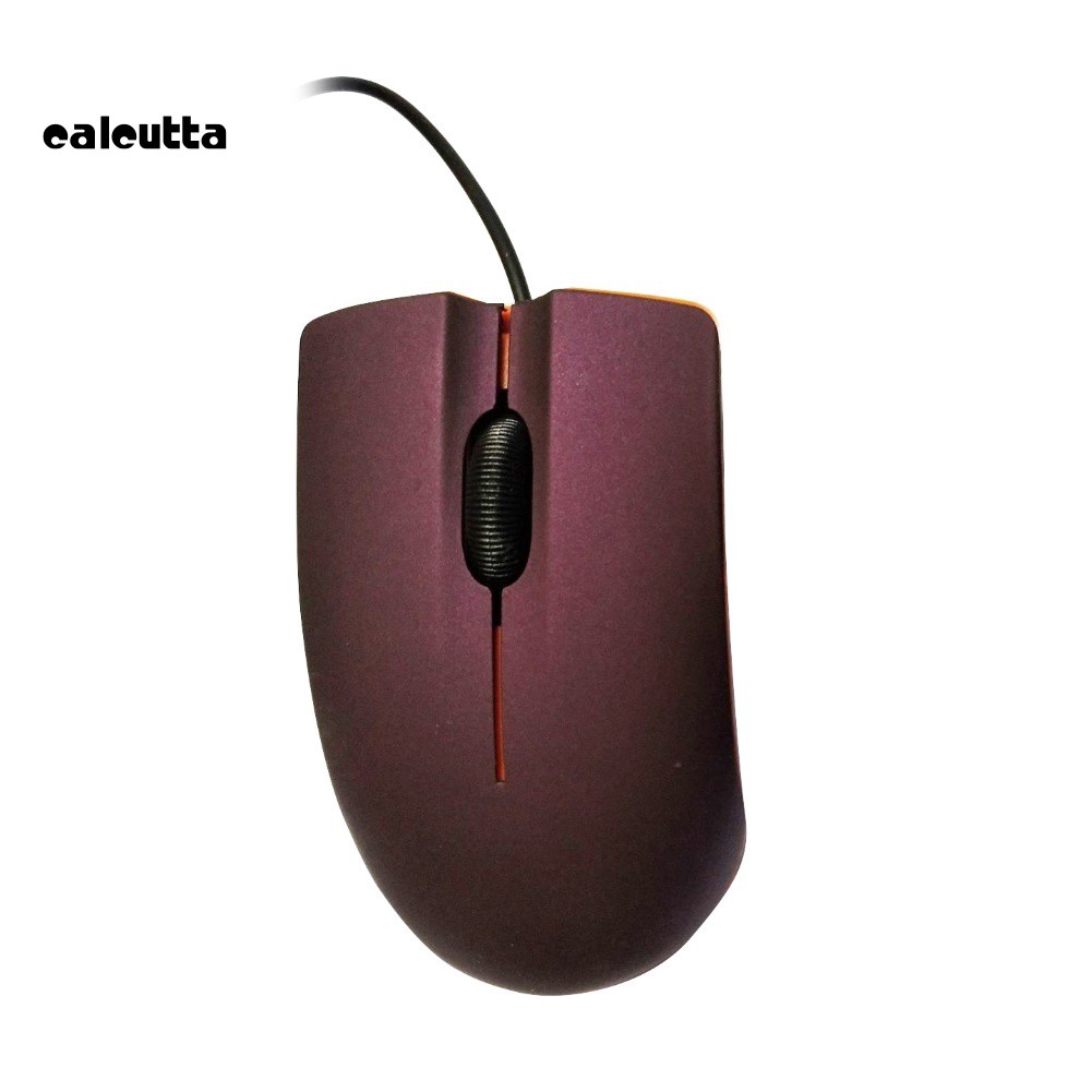 ✡YYW✡Matte Ergonomic 1200DPI 3 Keys USB 2.0 Wired Optical Gaming Mouse for PC Laptop