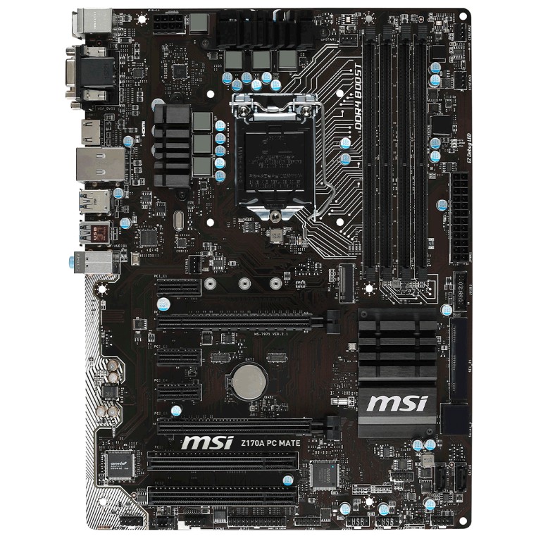 Mainboard Msi Z170a Pc Mate Cũ Chạy Hoan Hảo Shopee Việt Nam