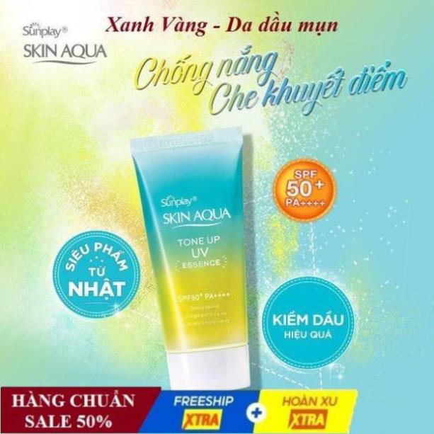 Kem chống nắng Nhật Bản Skin Aqua Tone up UV SPF 50+ 80gr