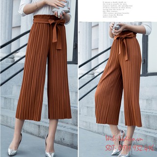 Quần Culottes Xếp Ly Siêu Hot