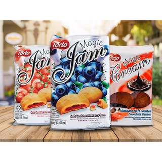 BÁNH QUY CÓ NHÂN TORTO MAGIC JAM COOKIES MALAYSIA 100G