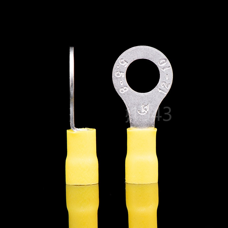 Đầu cos tròn bọc nhựa RV5.5-6 / RV5.5-8 / RV5.5-10 / RV5.5-12 Loại dày bằng đồng
