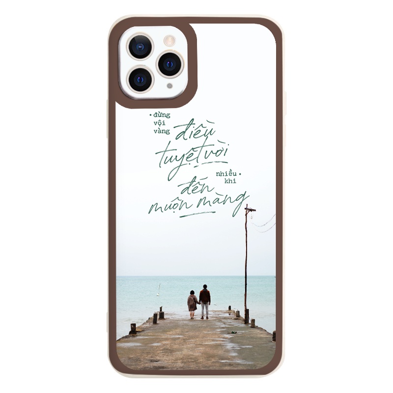 Ốp lưng iPhone 2 người đứng bên bờ biển từ iphone 6/6s 7/7plus/Xsmax/11/11pro/13promax