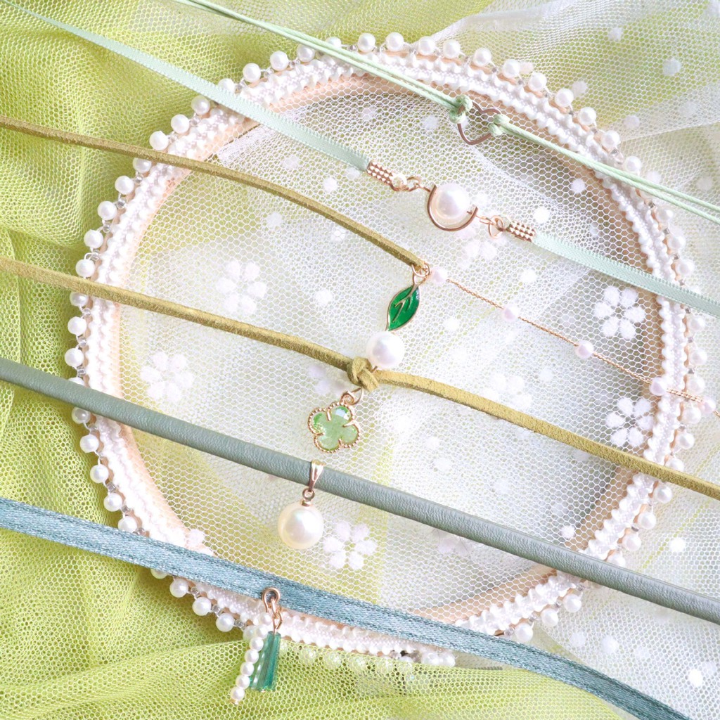 Chocker xinh BST màu xanh lá A-ck13-18 Mayconner