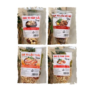 Gia vị nấu lẩu thái, bò, gà, tom yum Vipep