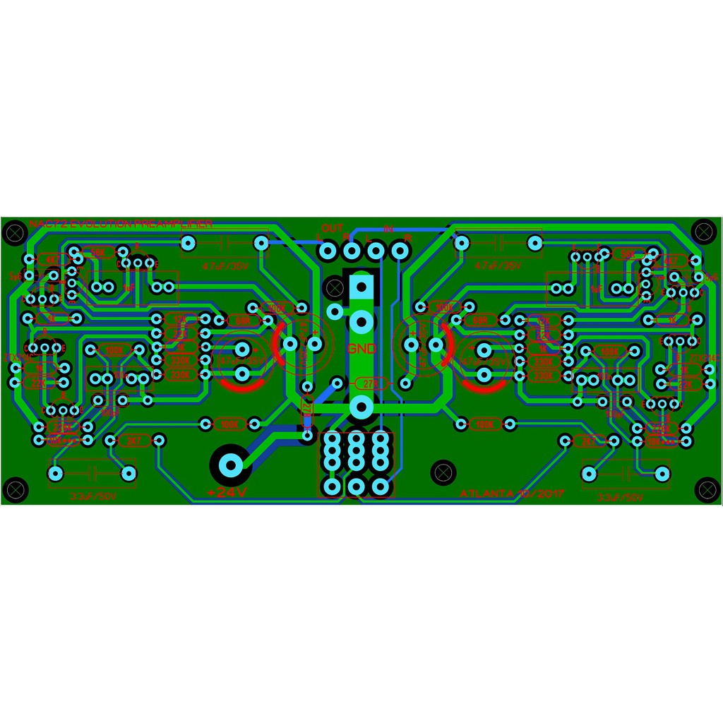 Mạch tiềm công suất Naim NAC72 Preamplifier