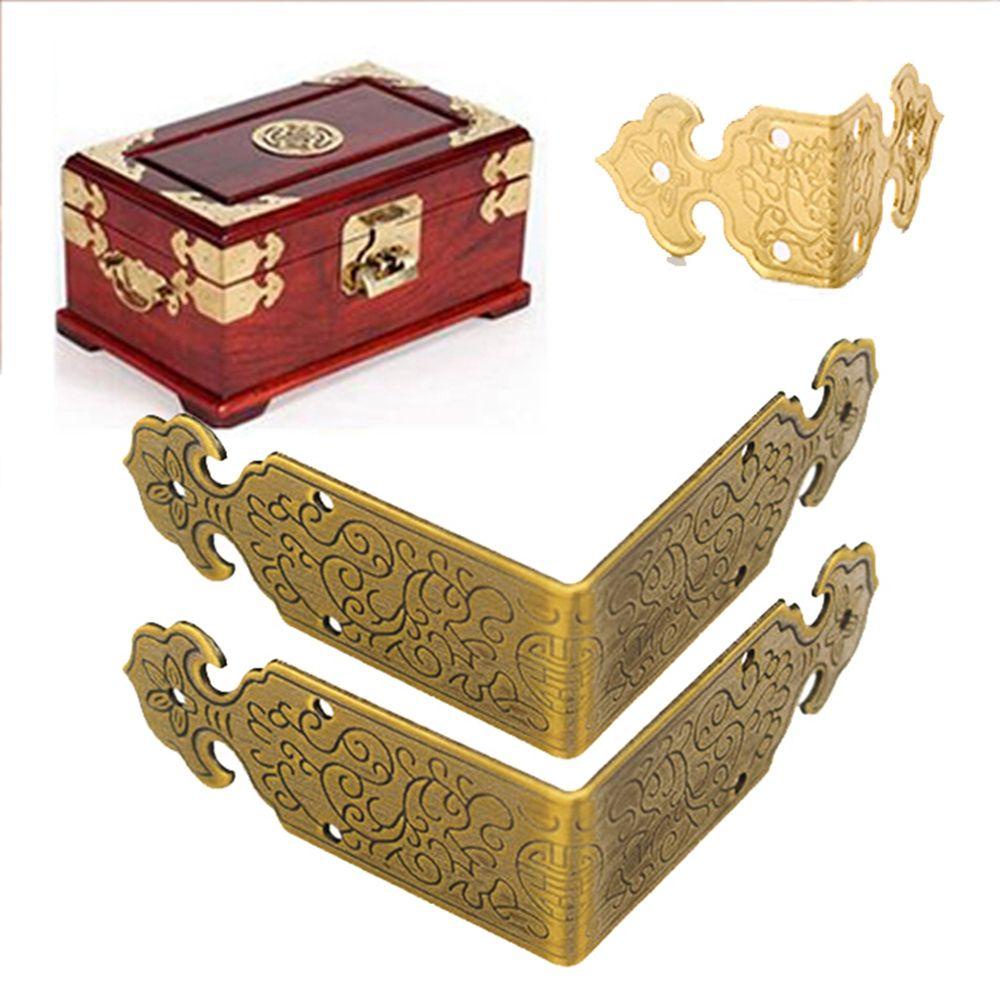 Bộ 8 Giá Đỡ Góc Hành Lý Bằng Kim Loại Đồng Cổ Điển N1N
