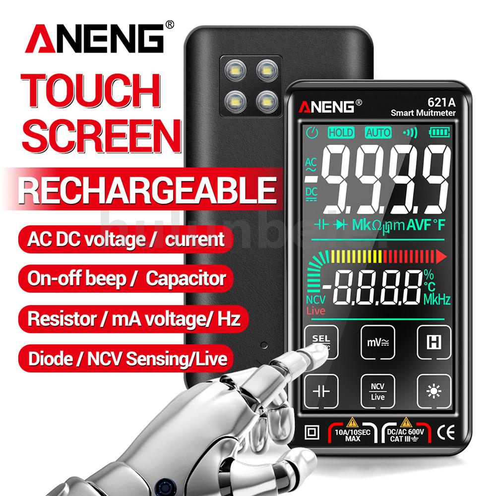 Đồng Hồ Vạn Năng Kỹ Thuật Số Thông Minh ANENG 621A Màn Hình Cảm Ứng Có Thể Sạc Lại DC/AC