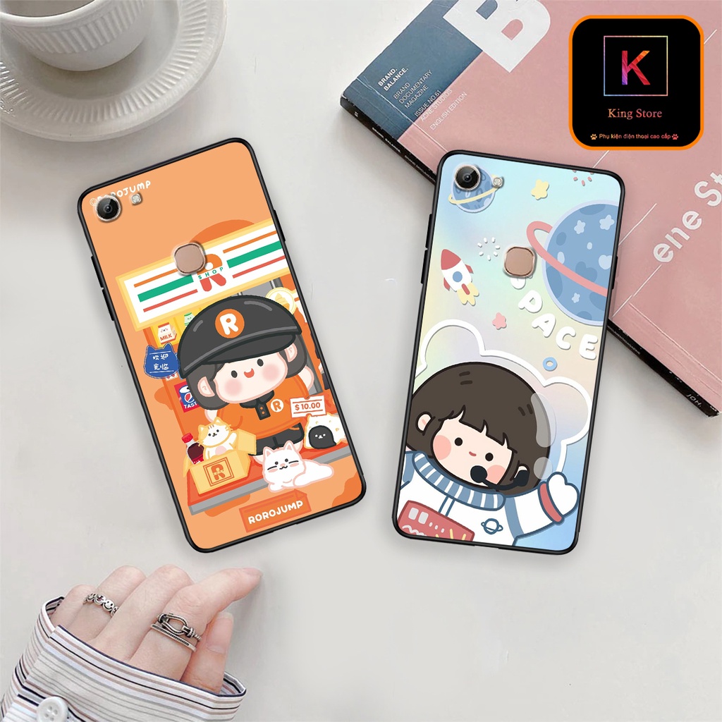 Ốp lưng Vivo Y71 - Vivo Y81 - Vivo Y83 - Ốp in hình Ngân hà &amp; RoroJump siêu đẹp
