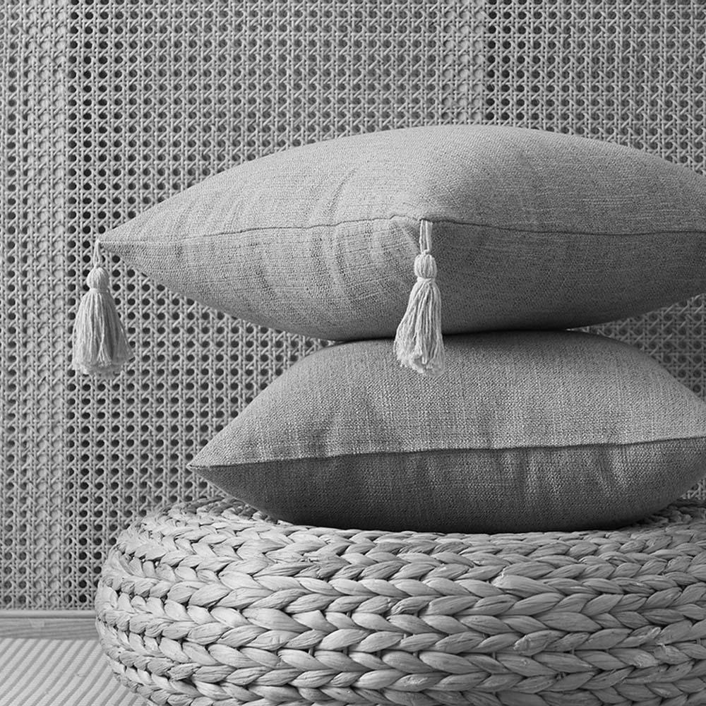 Vỏ Gối Chất Liệu Cotton Lanh Dùng Để Trang Trí Phòng Khách / Phòng Ngủ
