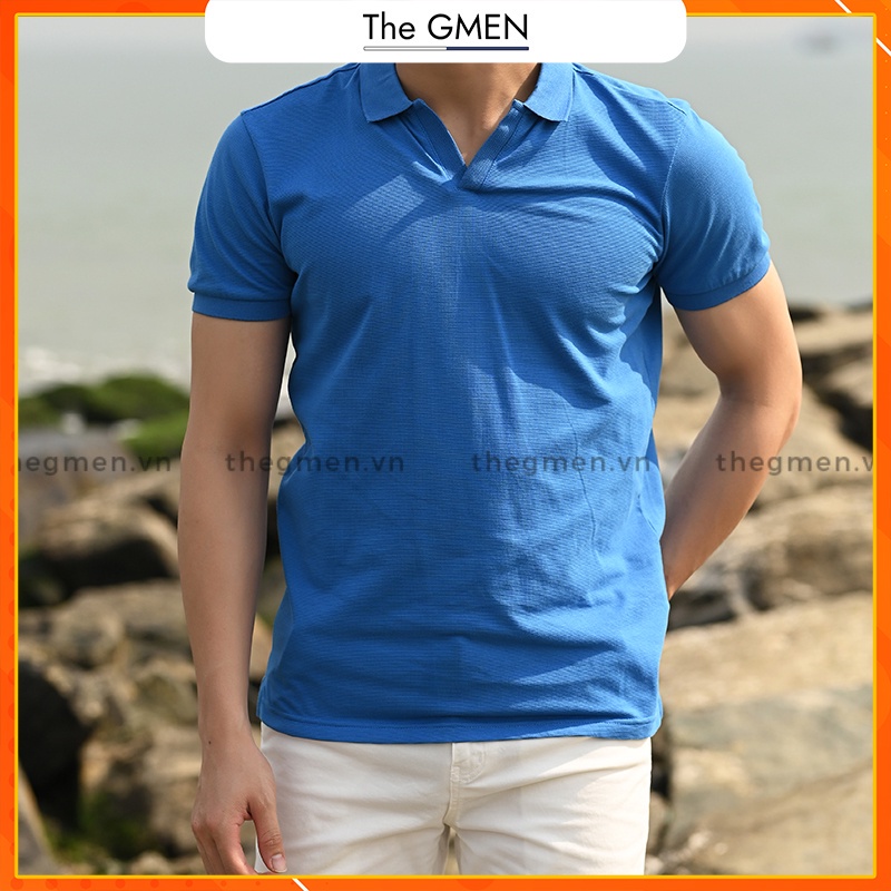 Áo Polo nam The GMEN Cool Polo  form dáng ôm body, vải siêu co giãn, giá tốt