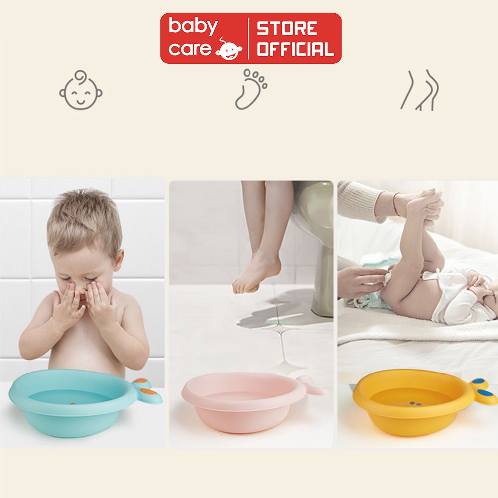 Set 3 thau rửa cho bé BC BABYCARE tiện dụng có thể xếp chồng - BC3086