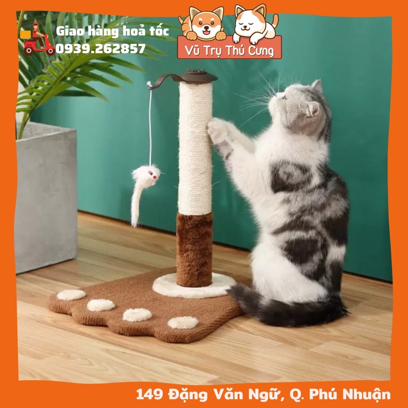 Đồ chơi Cây cào móng 3 tầng cho Mèo Cat Tree kèm chuột