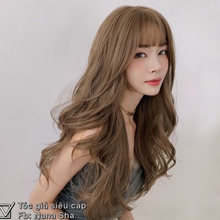 Tóc giả siêu cấp (Tóc bộ nguyên đầu xoăn dợn sole)