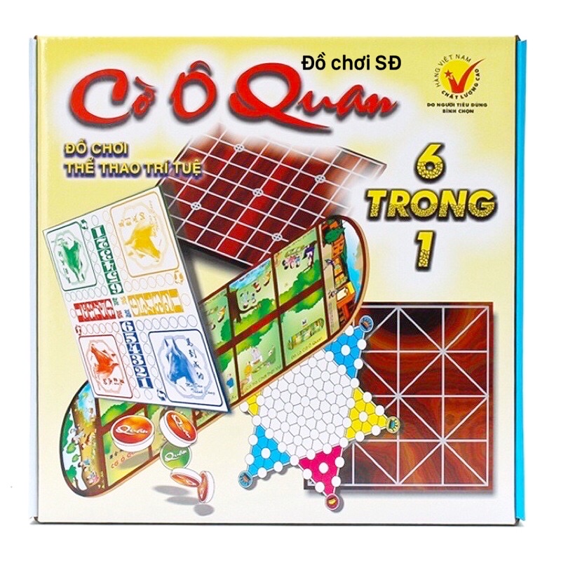 Bộ cờ tổng hợp 6 trong 1