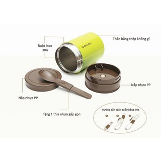 Bình giữ nhiệt / ủ cháo Lock&Lock 500ml