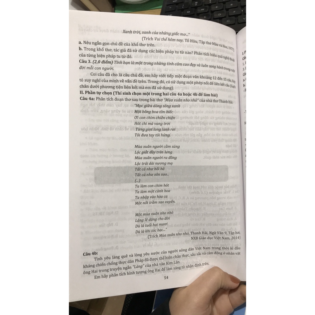 Sách - Bộ đề ôn luyện thi vào lớp 10 THPT Môn Ngữ Văn