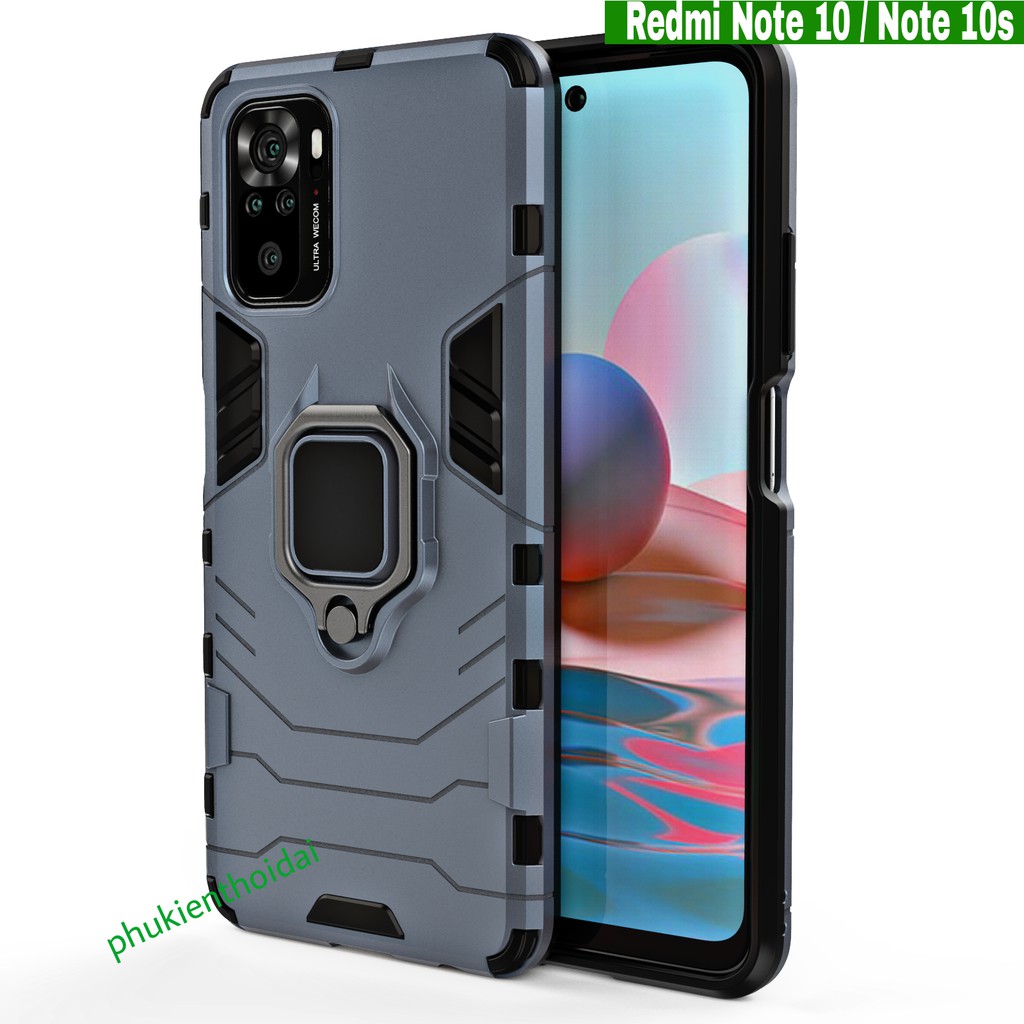 Ốp lưng Redmi Note 10 / Note 10s / Note 11 / Note 11s / Note 12 / Note 12S Iron Man Iring chống sốc chống va đập mạnh