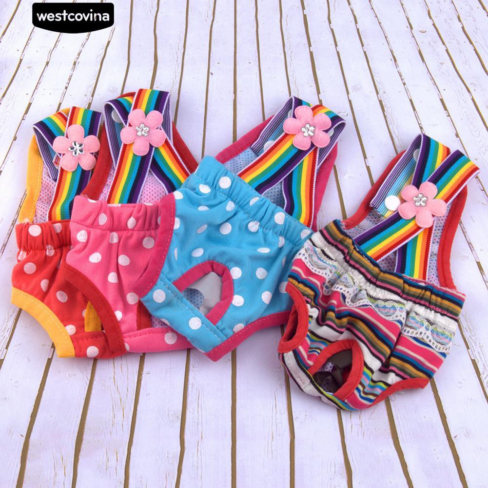 Quần Tã Họa Tiết Chấm Bi Cho Thú Cưng