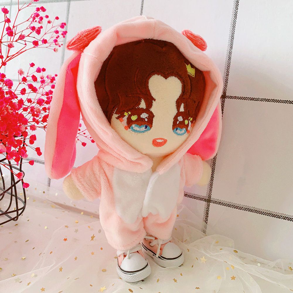 Áo liền quần thiết kế hoạt hình dễ thương dành cho thú nhồi bông hình nghệ sĩ thần tượng 20cm dùng làm đồ chơi/ quà tặng