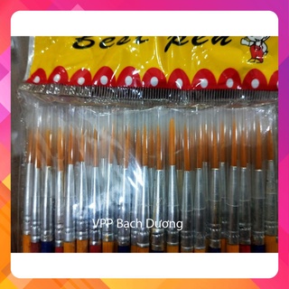 Cọ cán màu - bịch 100 cây