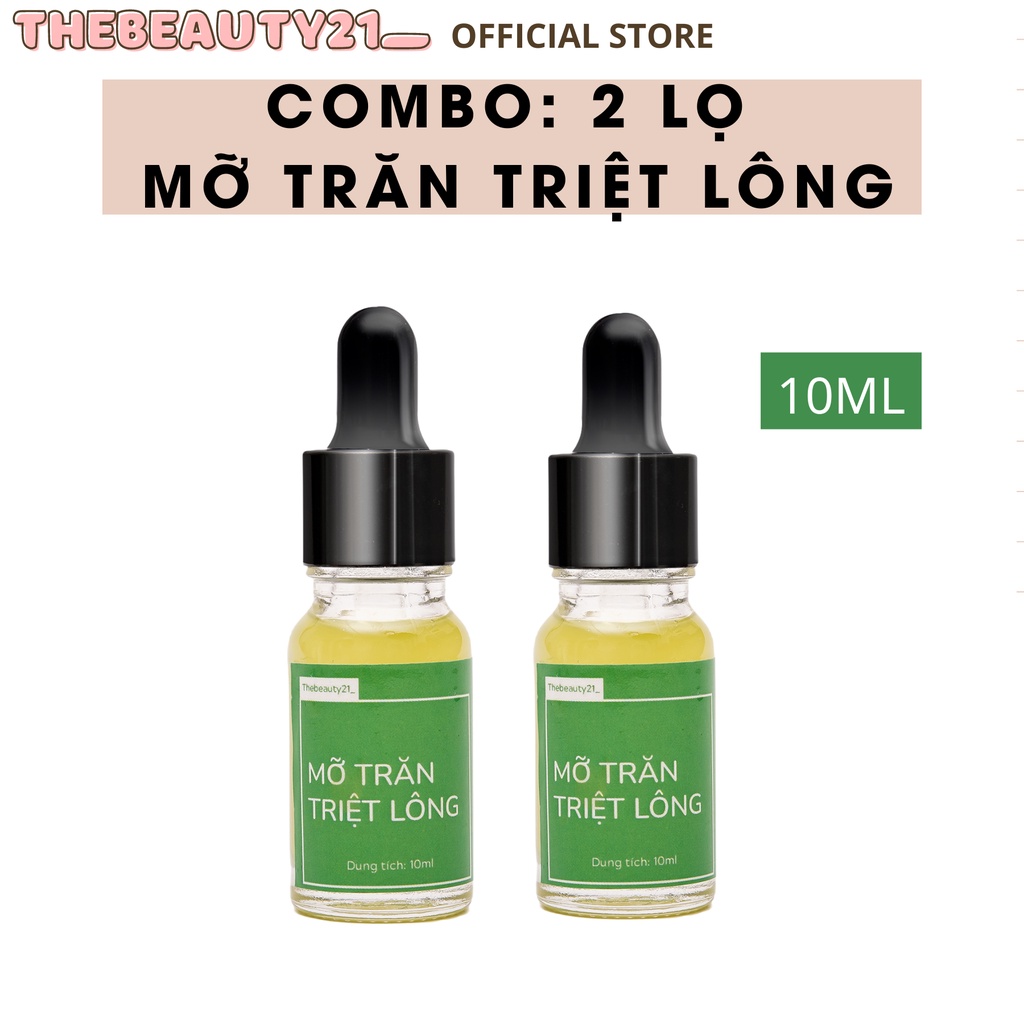 Combo: 2 Hộp Mỡ Trăn Triệt Lông Body (10ml x 2)