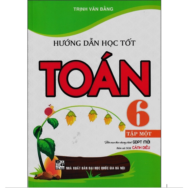 Sách - Combo Hướng Dẫn Học Tốt Toán 6 (Tập 1+ Tập 2) - Bám Sát SGK Cánh Diều