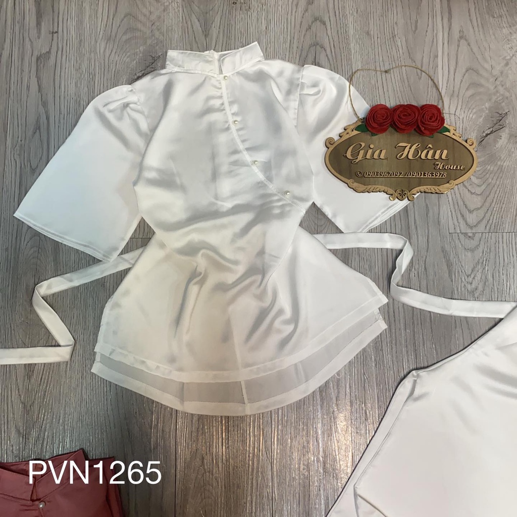 Áo lam đi chùa xinh xắn