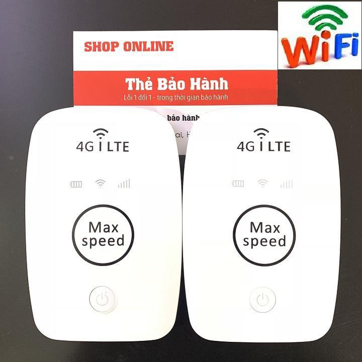 (SIÊU GIẢM GIÁ) Cục phát WIFI cầm tay MAX SPEED 4G, ở đâu cần Wifi ở đó có MAX SPEED, kết nối 15 thiết bị cùng 1 lúc
