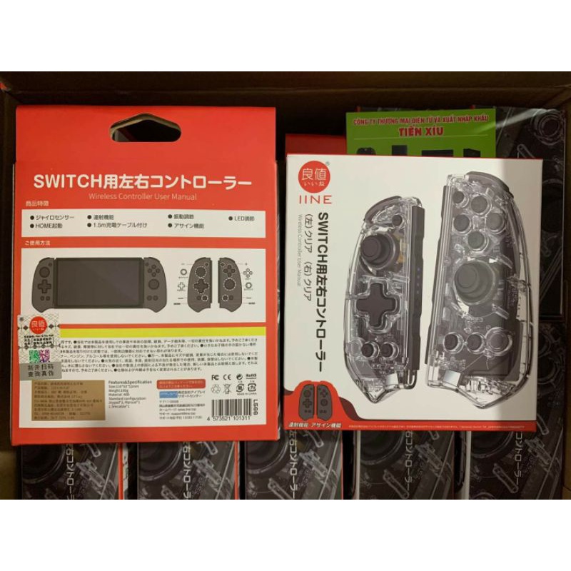 Tay cầm Joycon Nintendo Switch Iine tay joycon iine nintendo switch IINE bảo hành 5 ngày