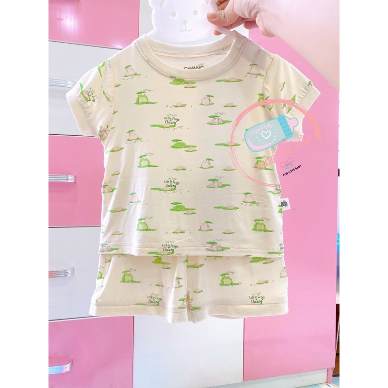 CHAANG Bộ Quần Áo Cộc Tay Trẻ Em Chất Liệu Cotton