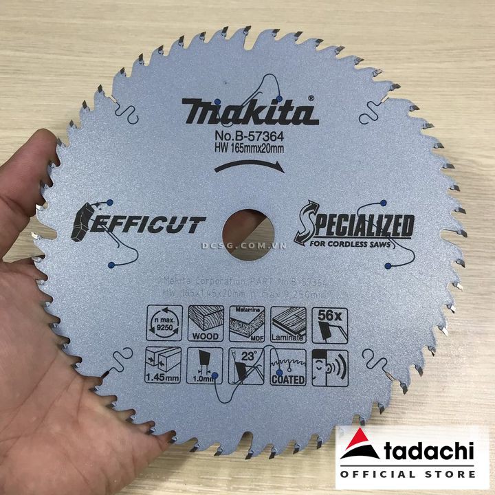 Lưỡi cắt gỗ 165mm Makita B-57364